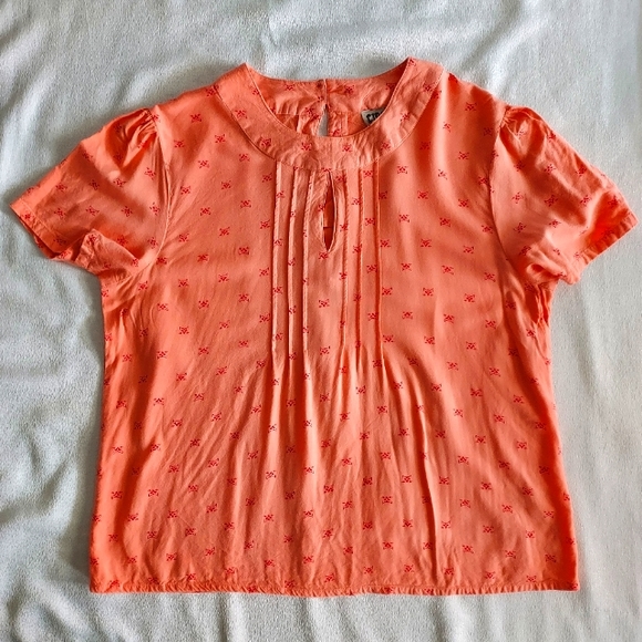 Modcloth Tops - Circus for Modcloth Yardwork and Dedication Cat Print Top M